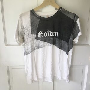 Golden graphic tee
